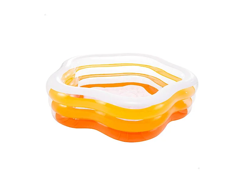 Piscina hinchable infantil Intex Estrella 460L naranja 53x185x180 cm