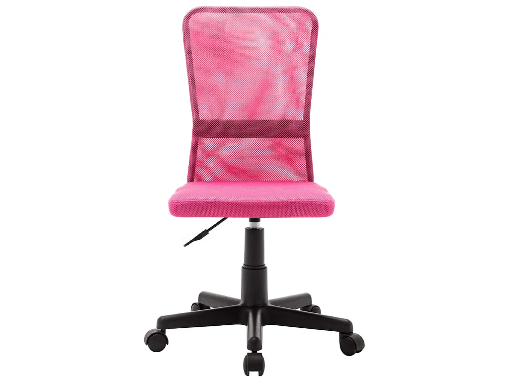 Silla de oficina de tela de malla rosa 44x52x100 cm