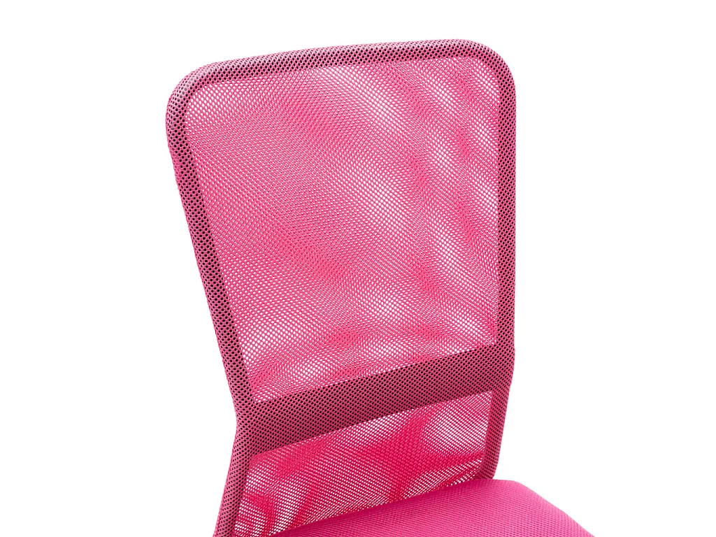 Silla de oficina de tela de malla rosa 44x52x100 cm
