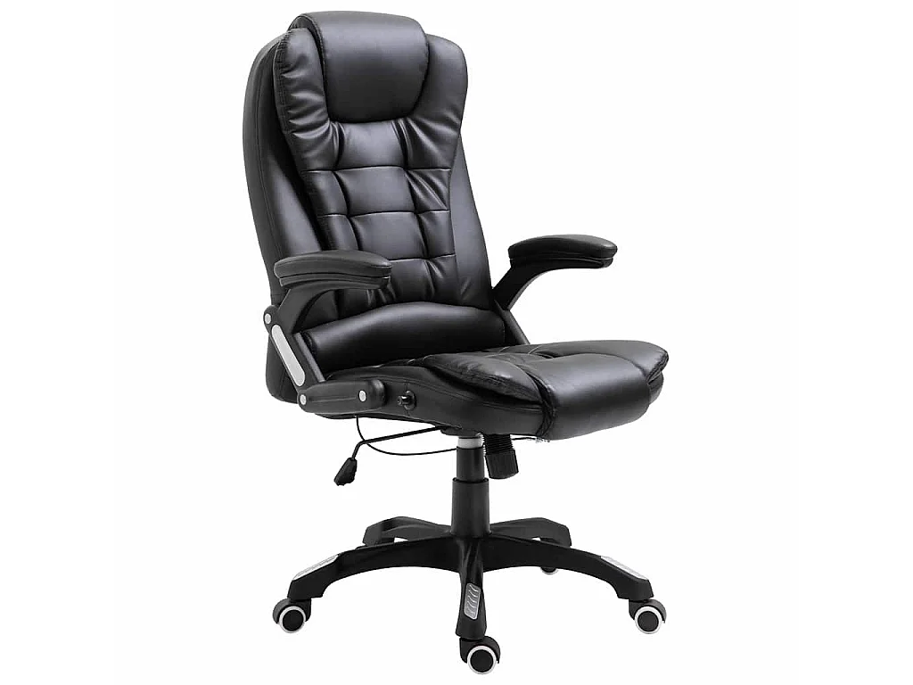 Chaise de bureau Noir Similicuir