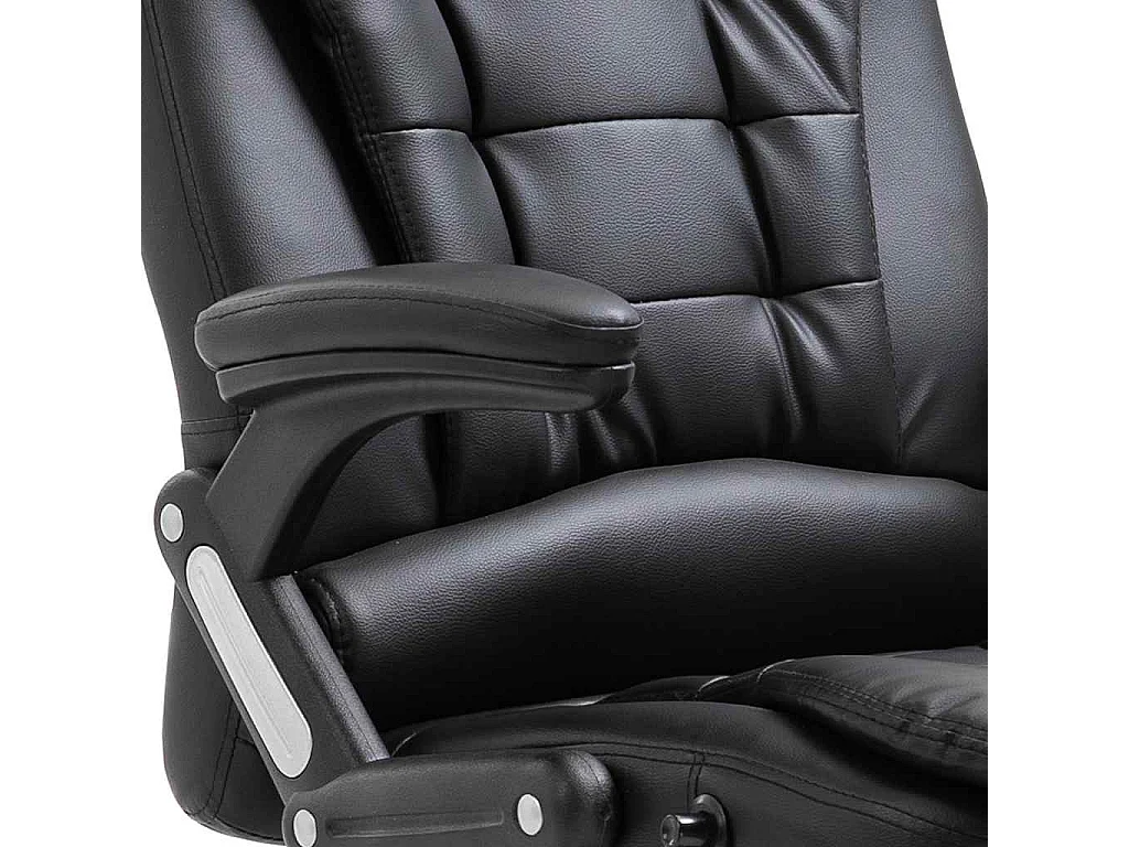 Chaise de bureau Noir Similicuir