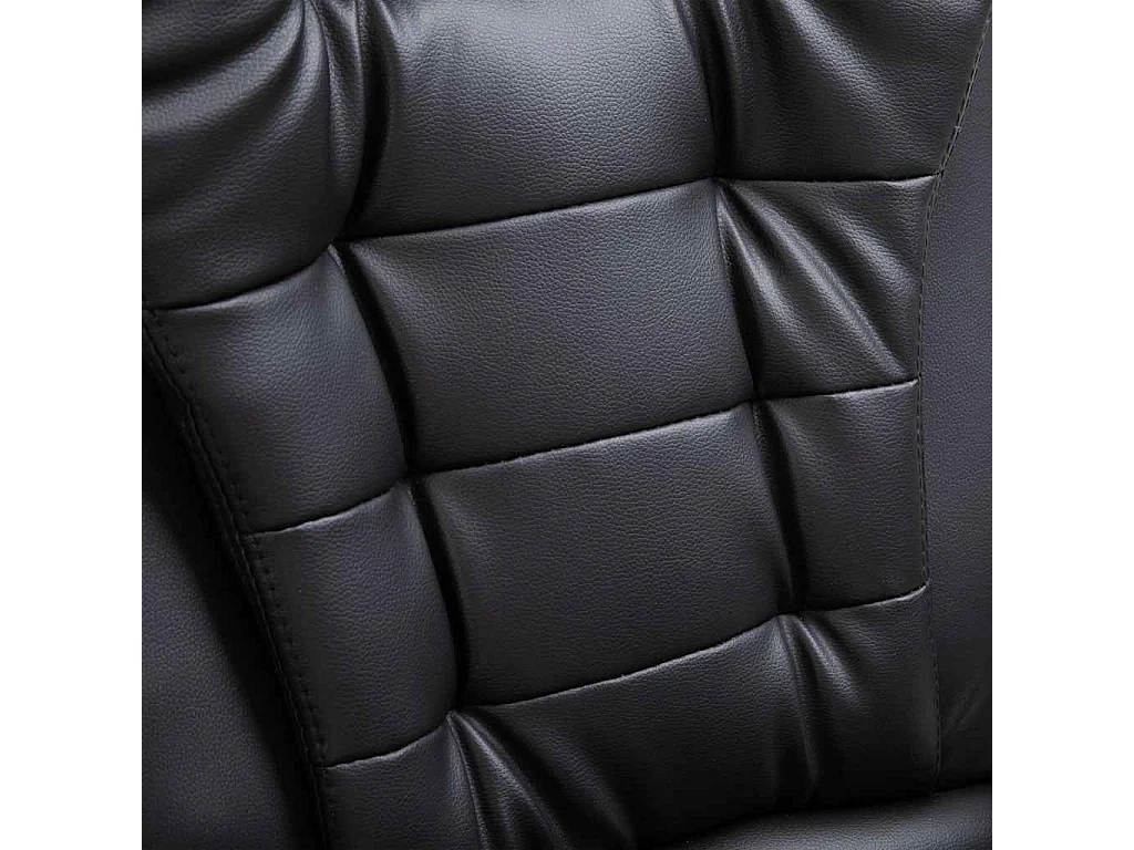 Chaise de bureau Noir Similicuir