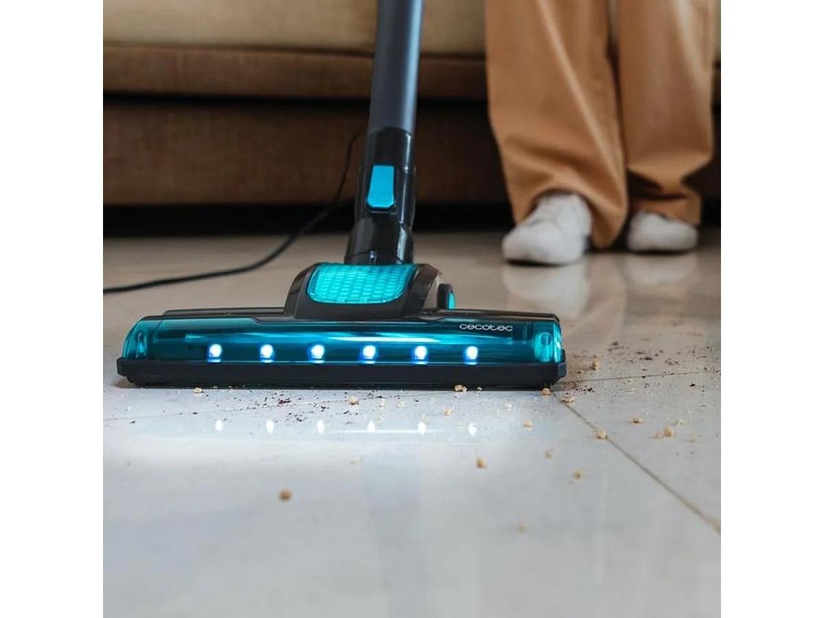 Cecotec Conga 700 PowerHead Aspirateur balai Secteur Sec Sans sac 0,5 L Noir