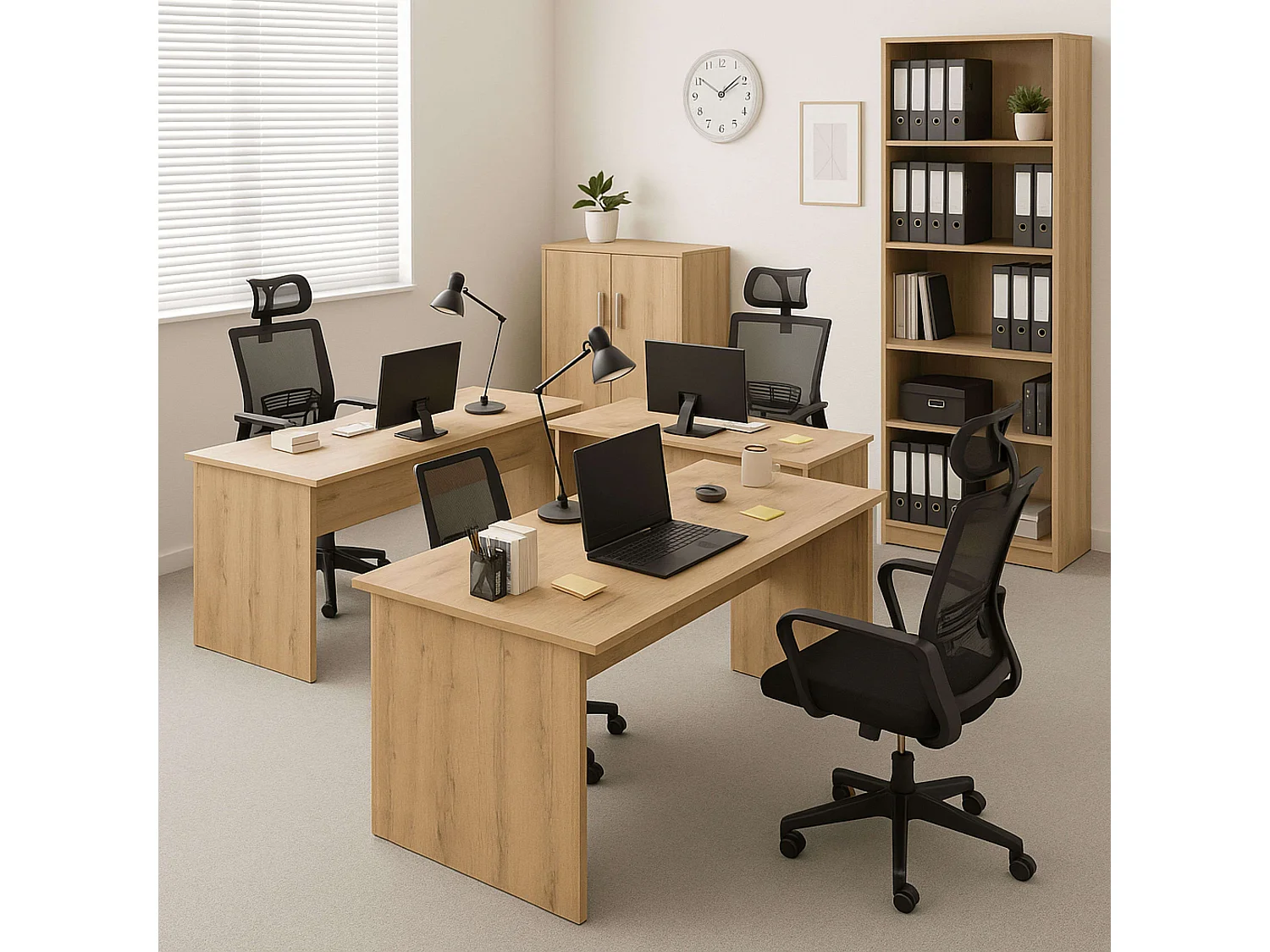 Cadeira de escritório giratória ergonômica preta com braços 64x127x64 cm