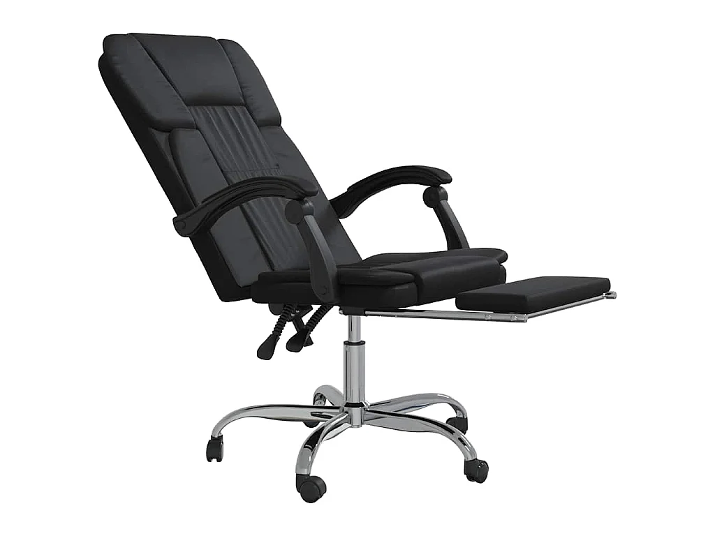Fauteuil inclinable de bureau Noir Similicuir