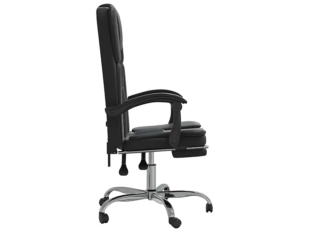 Fauteuil inclinable de bureau Noir Similicuir