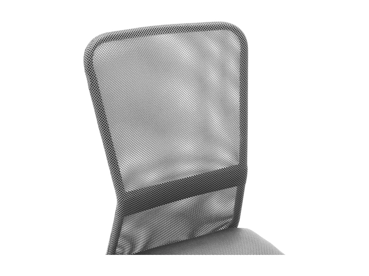 Chaise de bureau Gris 44x52x100 cm Tissu en maille