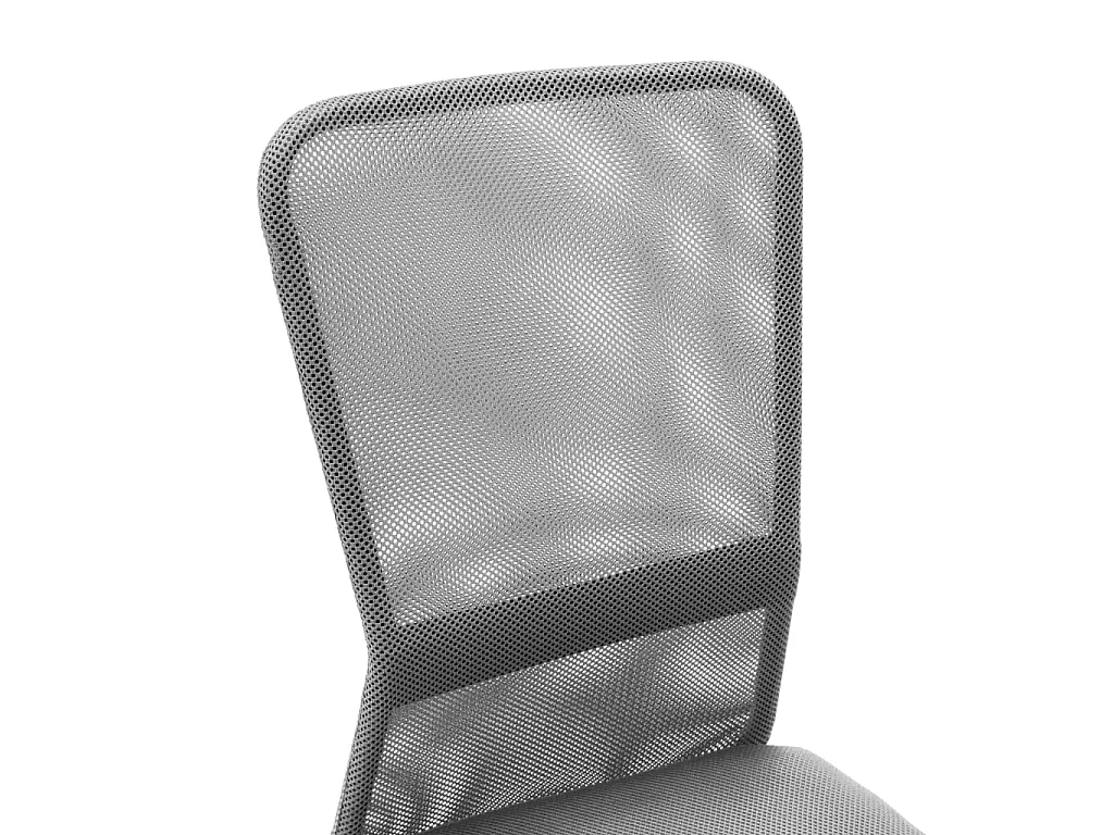 Sedia da Ufficio Grigia 44x52x100 cm in Tessuto a Rete