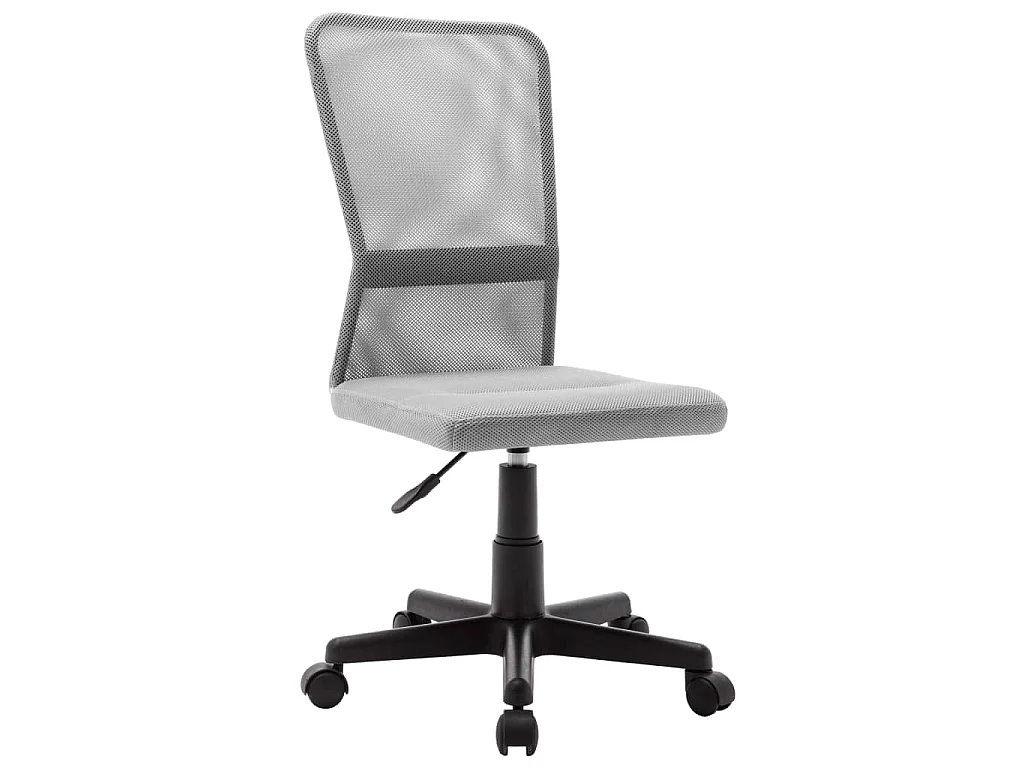 Chaise de bureau Gris 44x52x100 cm Tissu en maille