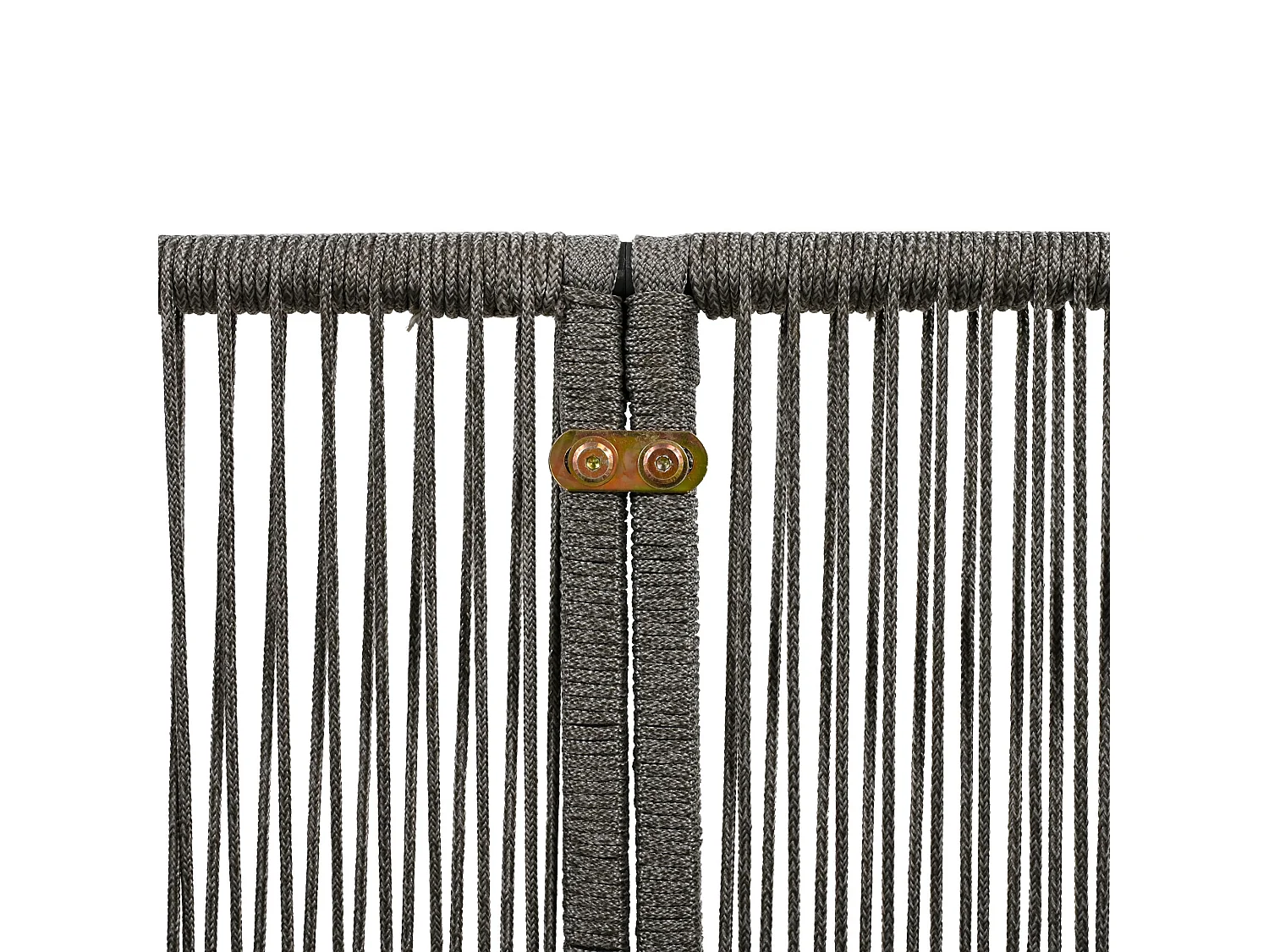 Salon de jardin exterieur 5 places avec coussin d'assise et de dos - pieds réglables - métal et verre - gris