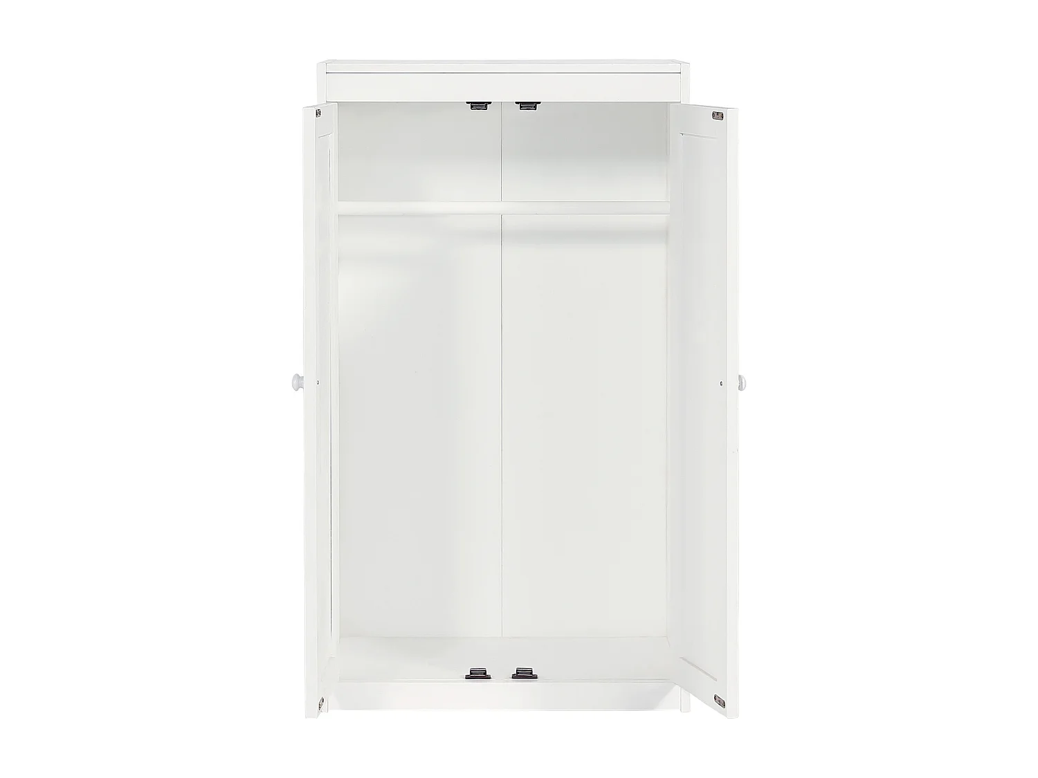 Lit superposé 140x200cm style moderne gain de place bois idéal pour chambre compacte Blanc naturel (Sans matelas)