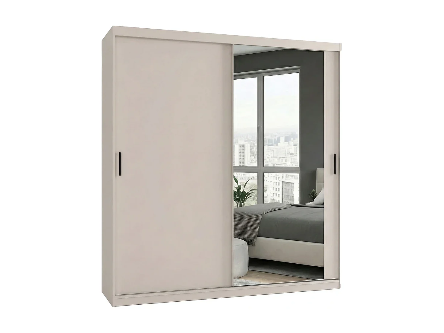 Armoire - 200 cm cachemire - Mirano