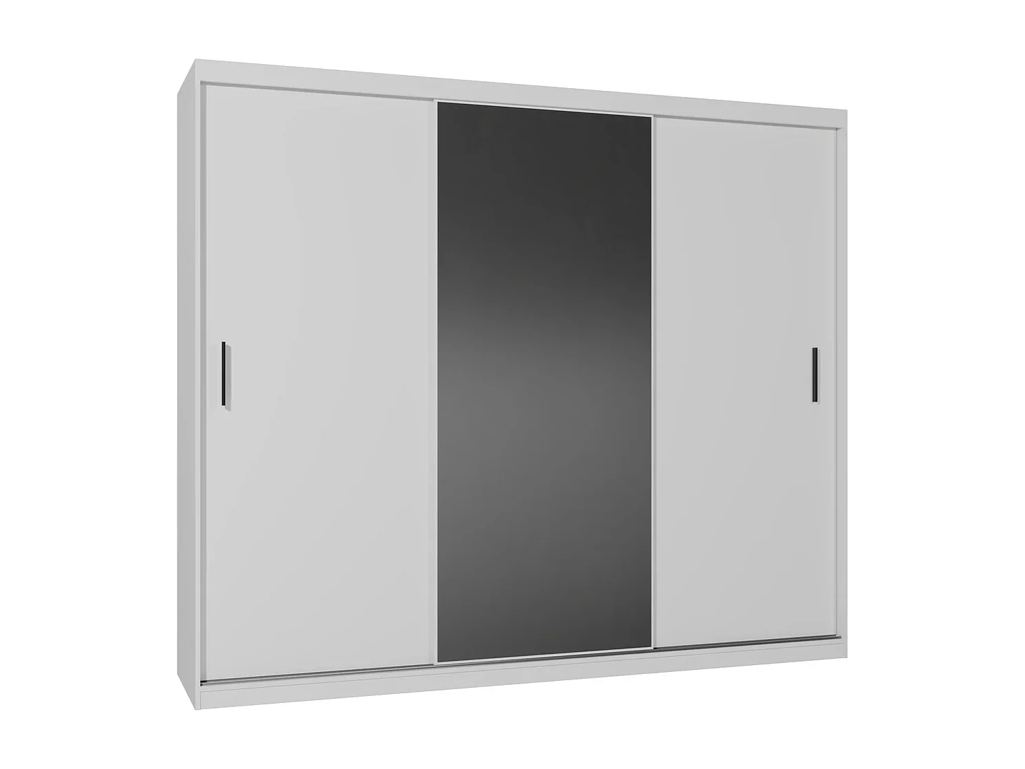 Kledingkast - 250 cm mat wit - Mirano