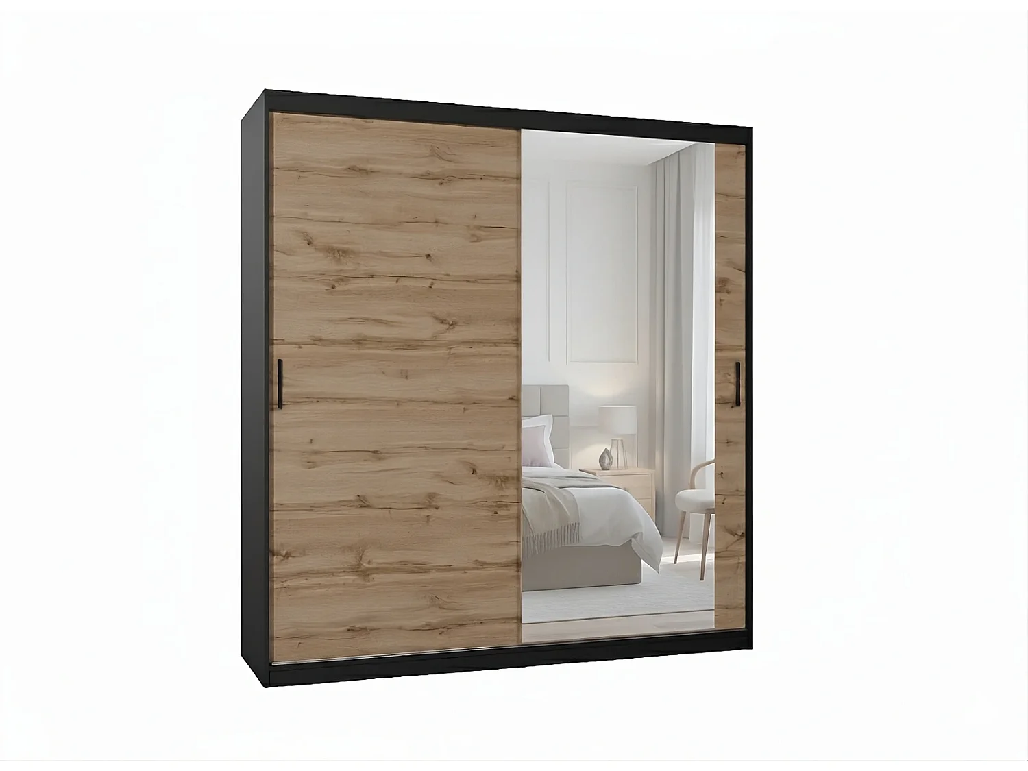 Armoire - 200 cm chêne wotan - Mirano