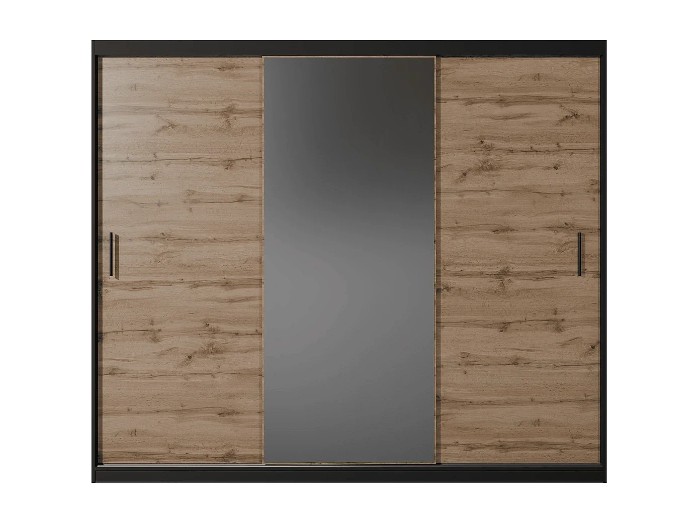 Kledingkast - 250 cm wotan eiken - Mirano