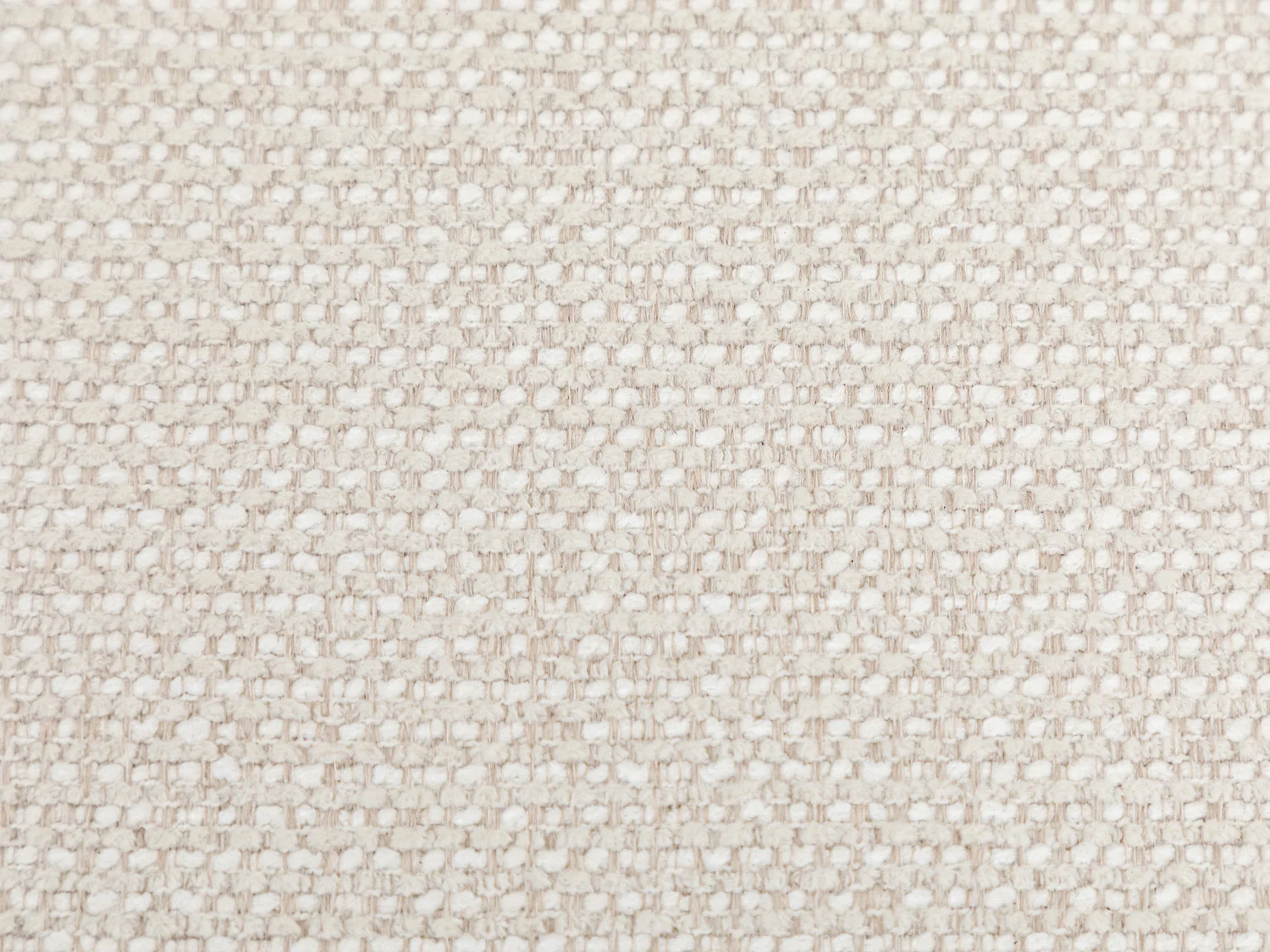Canapé 4 places en tissu chenille beige ATUJU