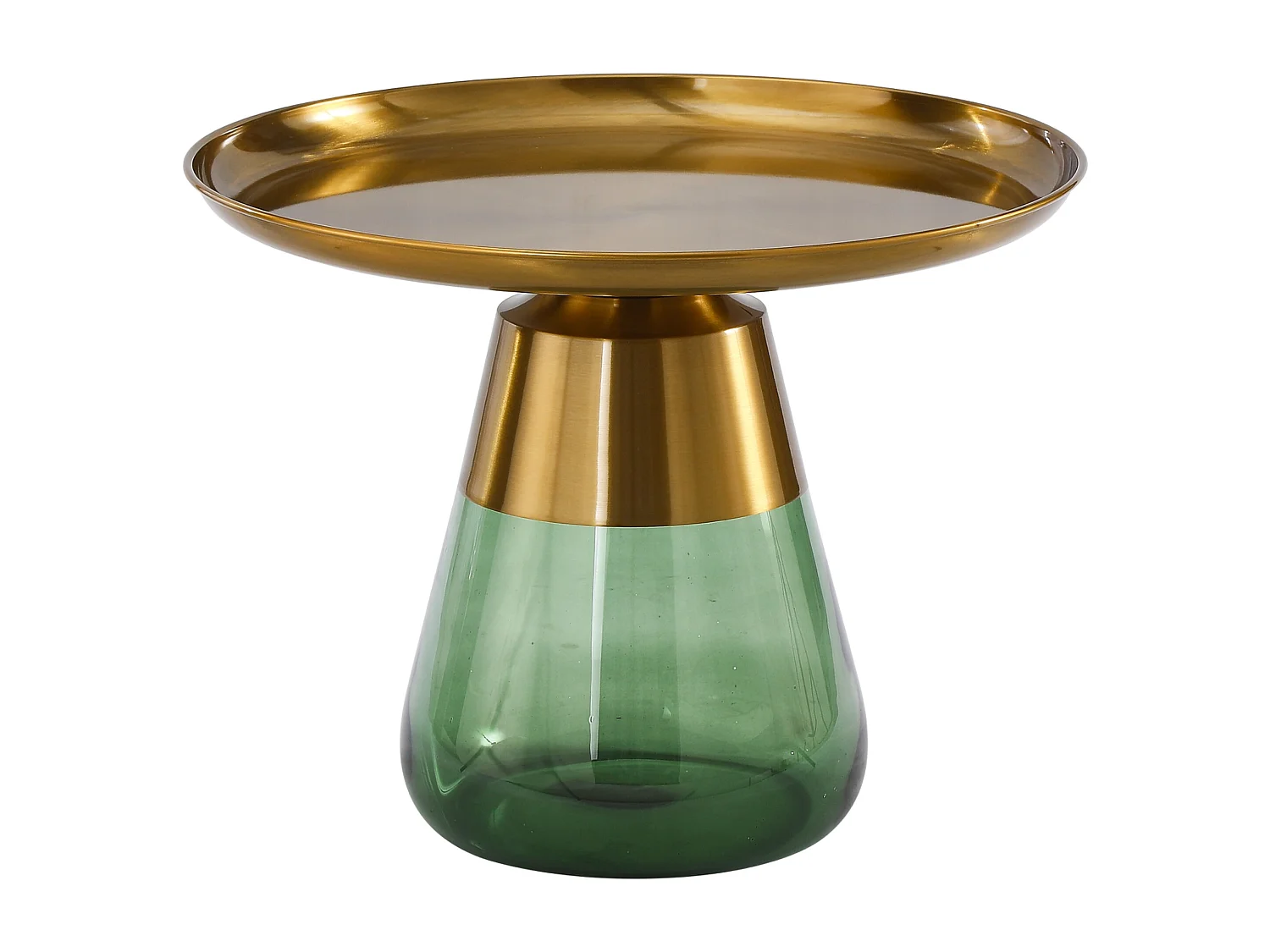 Table Basse TIFFANY A en Or/Vert