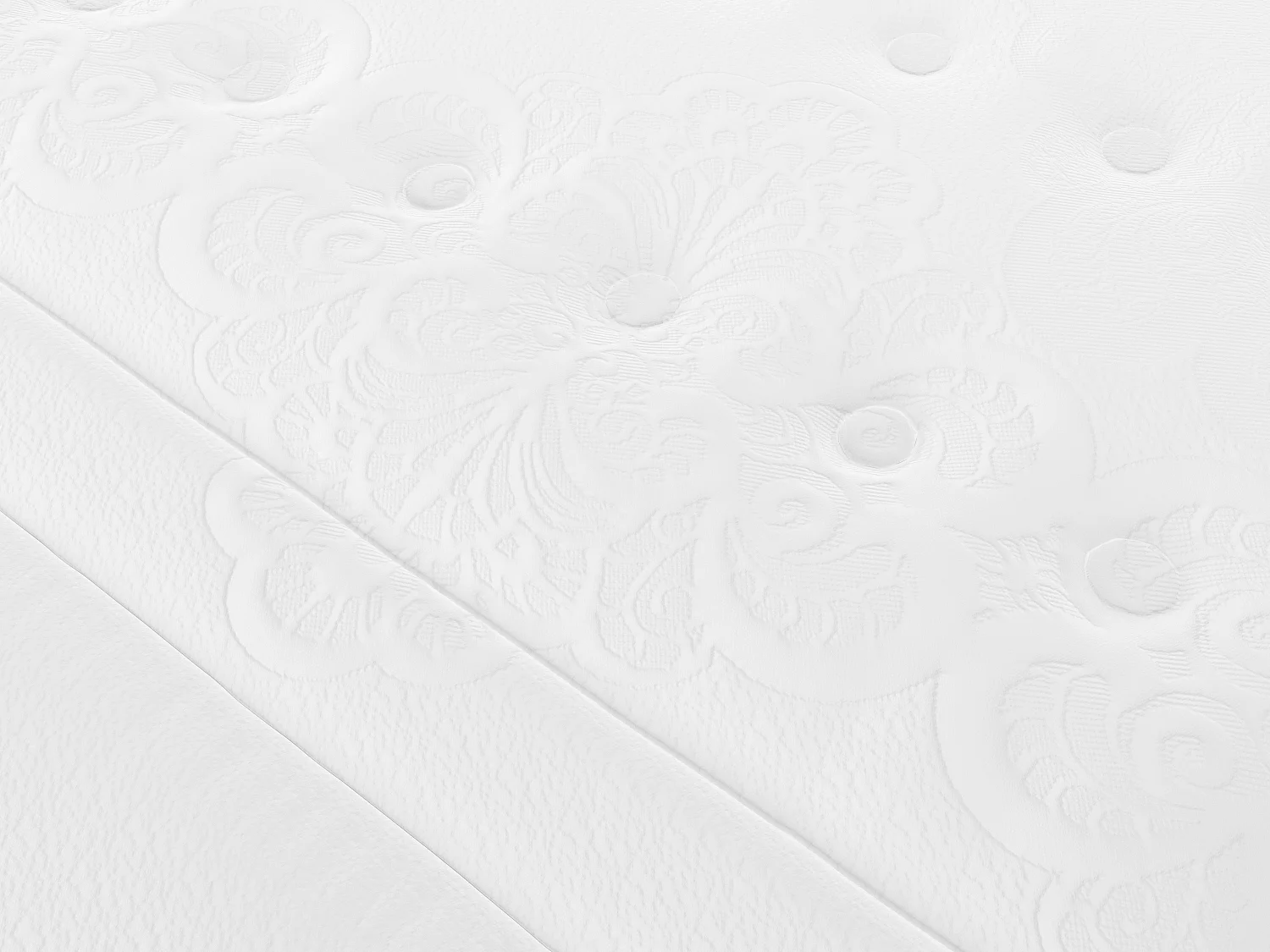 Ensemble 180 x 200 cm sommier coffre blanc + matelas hybride ressorts ensachés 7 zones et gel à mémoire de forme ép.28cm - CIREVA de YSMÉE