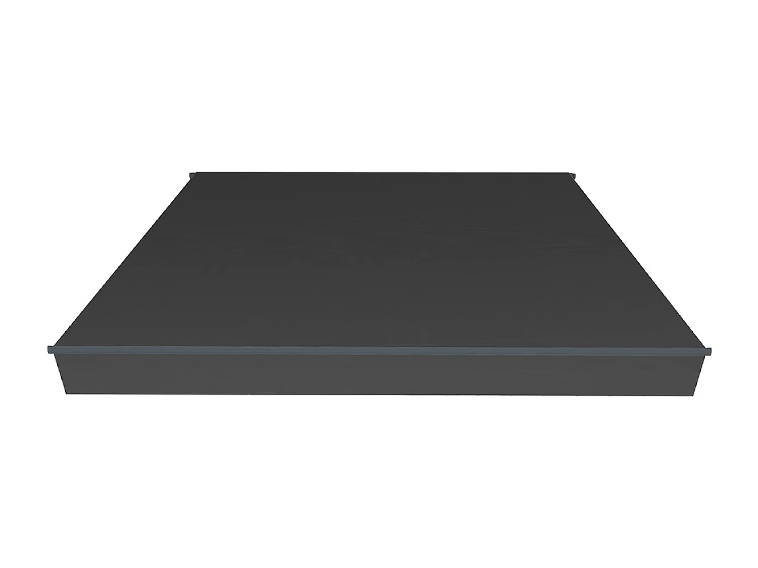 Store banne manuel 2,95 x 2,5 m en aluminium avec toile gris ADRO