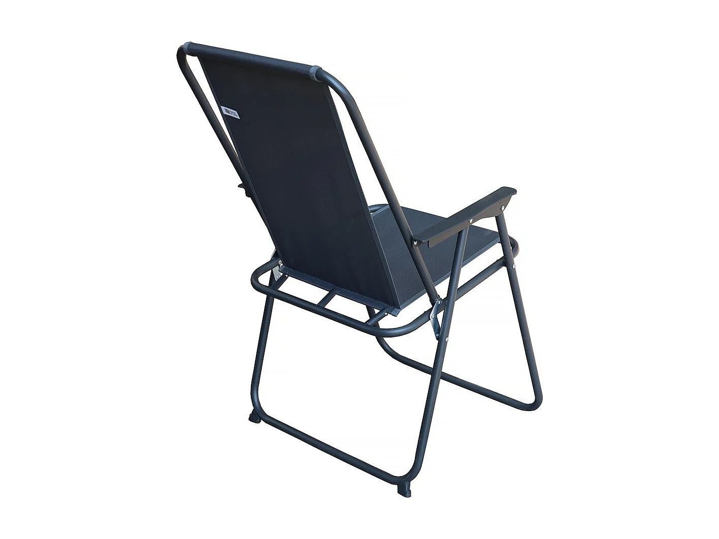 Salon de jardin repas avec parasol en métal "Convivia" - 4 places - Gris anthracite