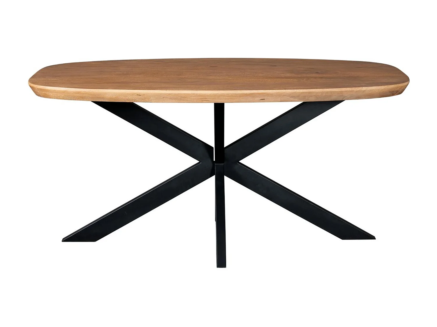 Table à manger bois bords arrondis 160 cm CORTINA