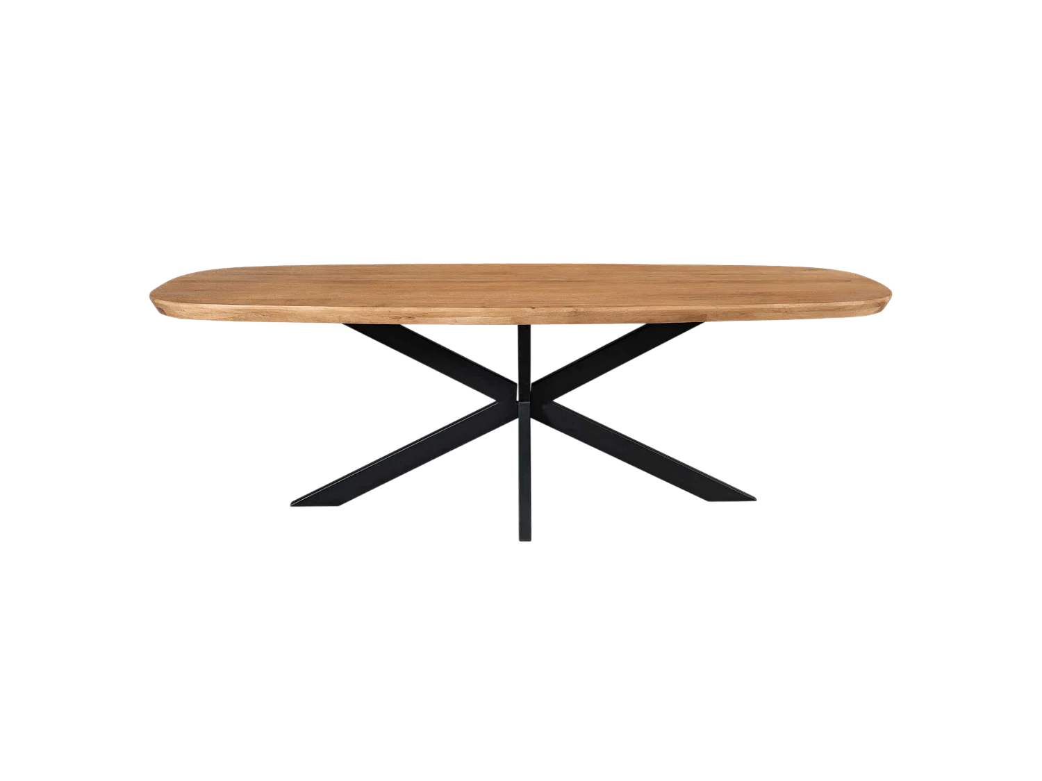 Table à manger bois bords arrondis 200 cm CORTINA