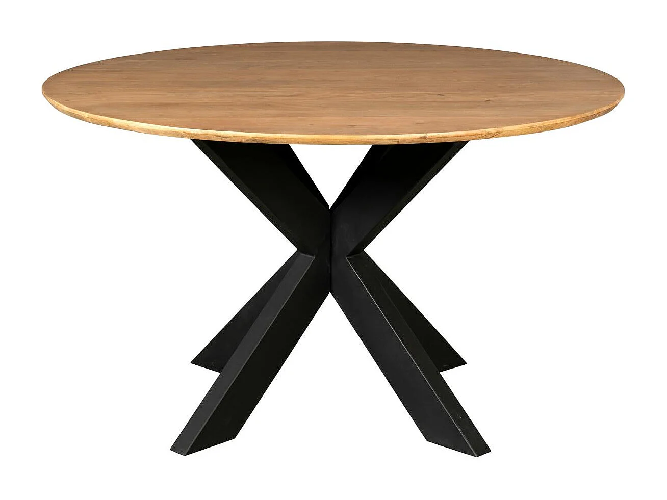 Table à manger ronde en bois de manguier Ø110 cm CORTINA