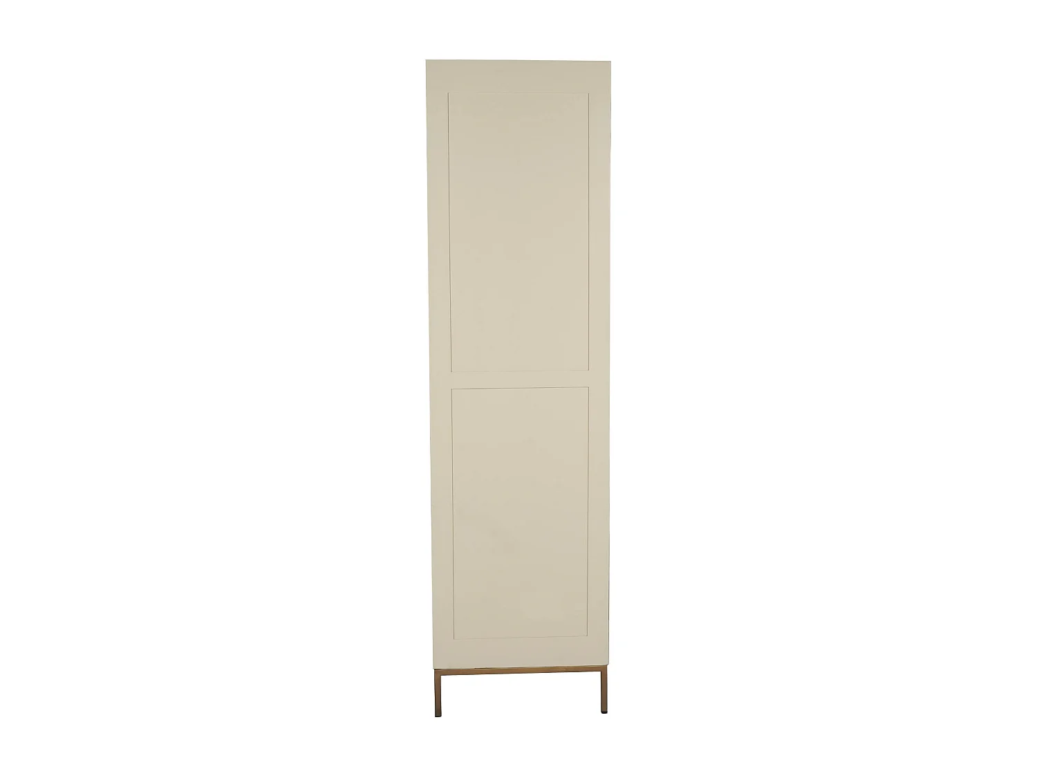 Colonne salon bois beige 1 porte rainurée CORTINA