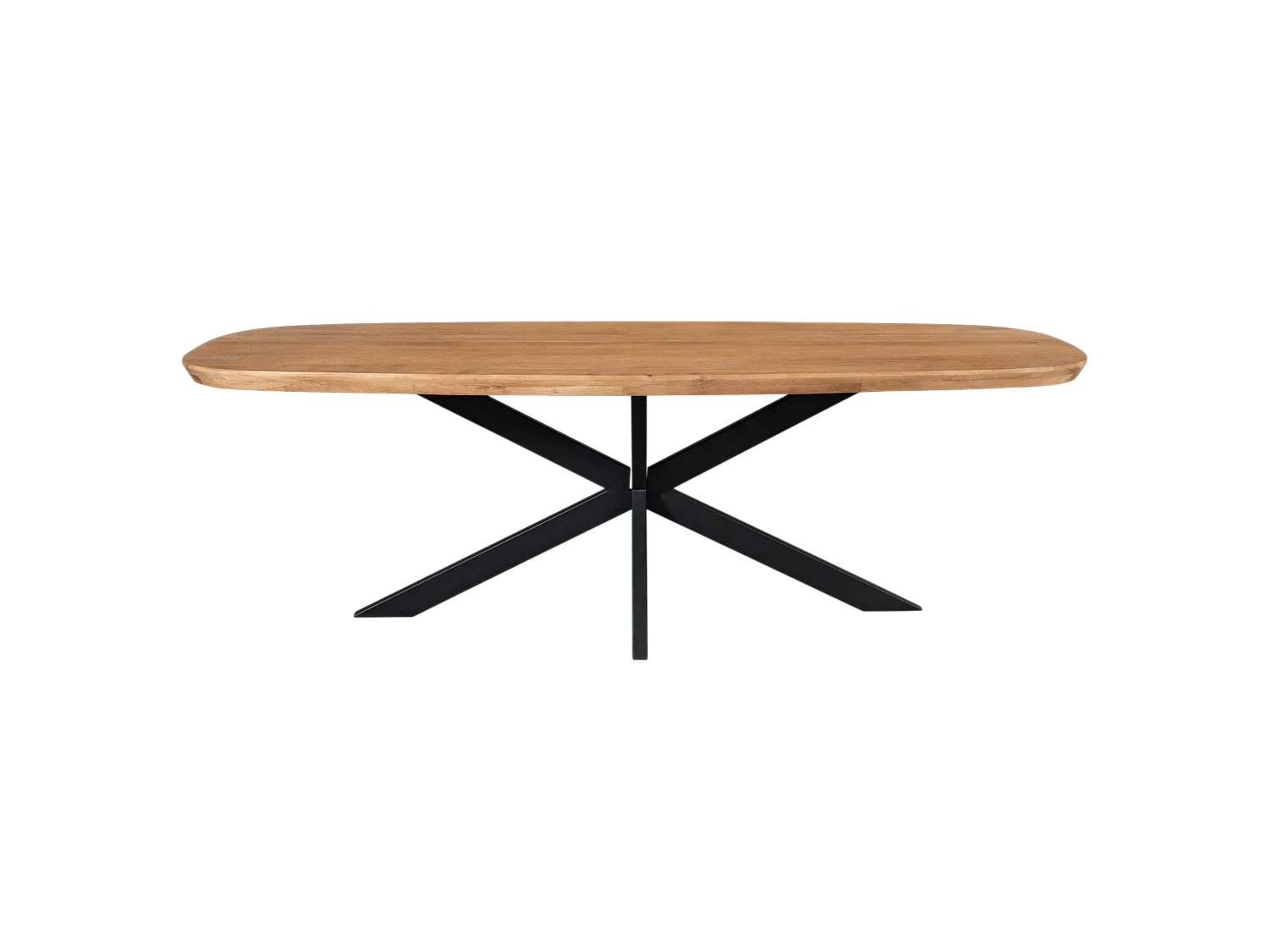 Table à manger bois bords arrondis 240 cm CORTINA
