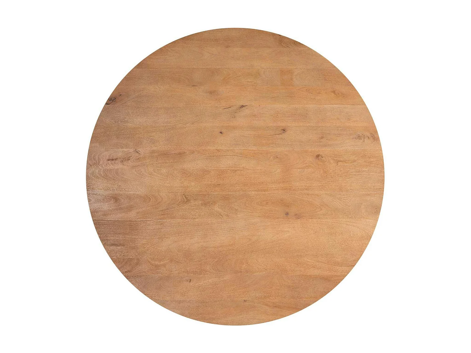 Table à manger ronde pied central bois Ø150 cm CORTINA