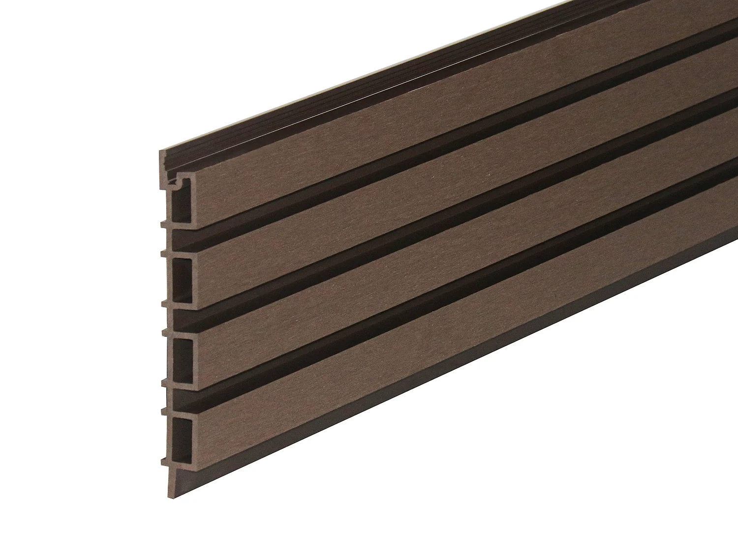 Bardage en bois composite - Pack de 5,12 m² - naturel foncé - CORNIO