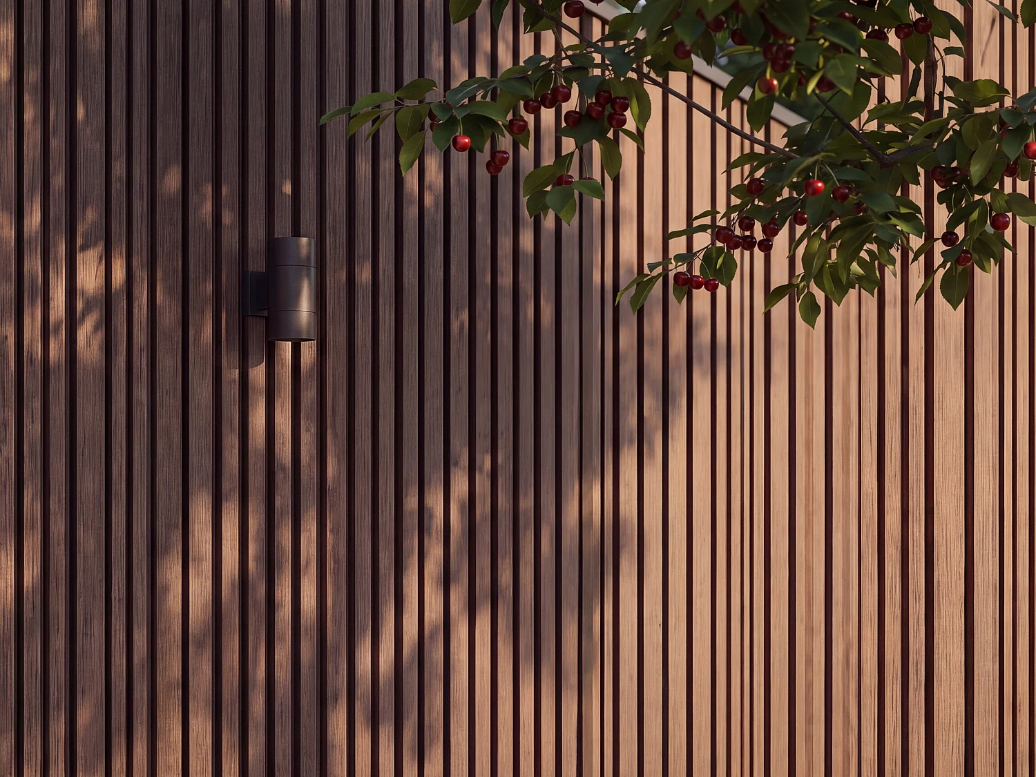 Composite wood cladding boards - 5.12 m² pack - dark natural - CORNIO