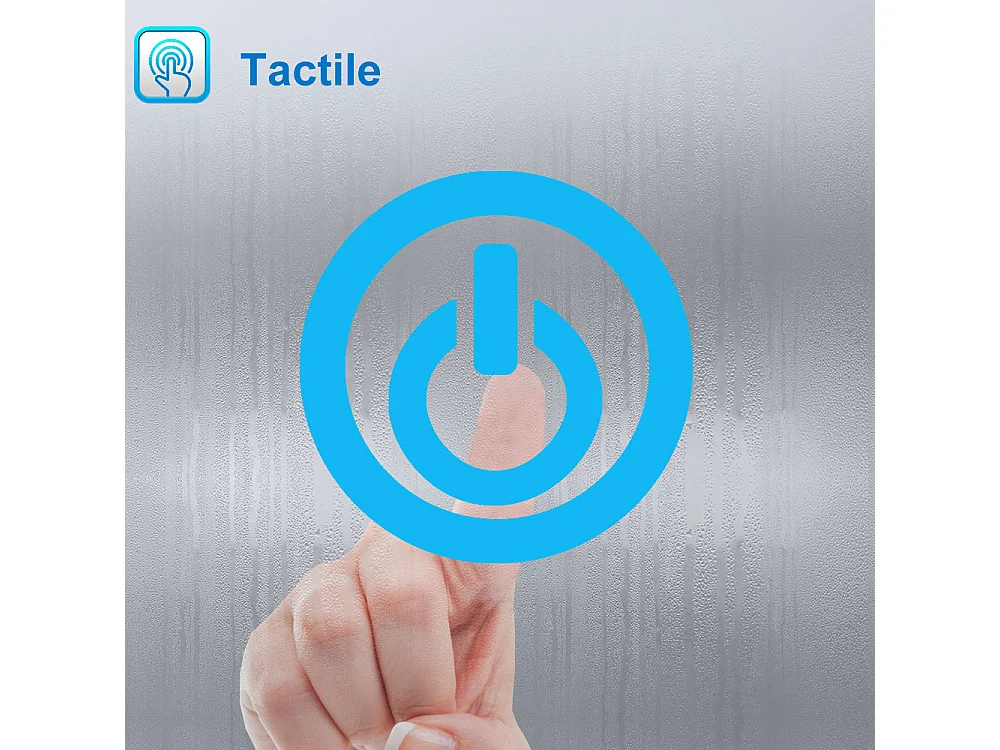 AICA espejo 45 x 75 cm ,olvado,luz led,con función antivaho,brillo ajustable,función de memoria agapada