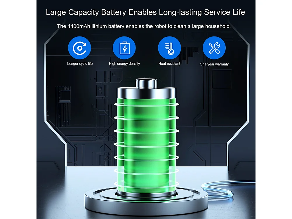 Aspirateur Robot - Liectroux - N7S-U - Navigation Gyroscope - Batterie 5200mAh - Nettoyage Humide/Sec