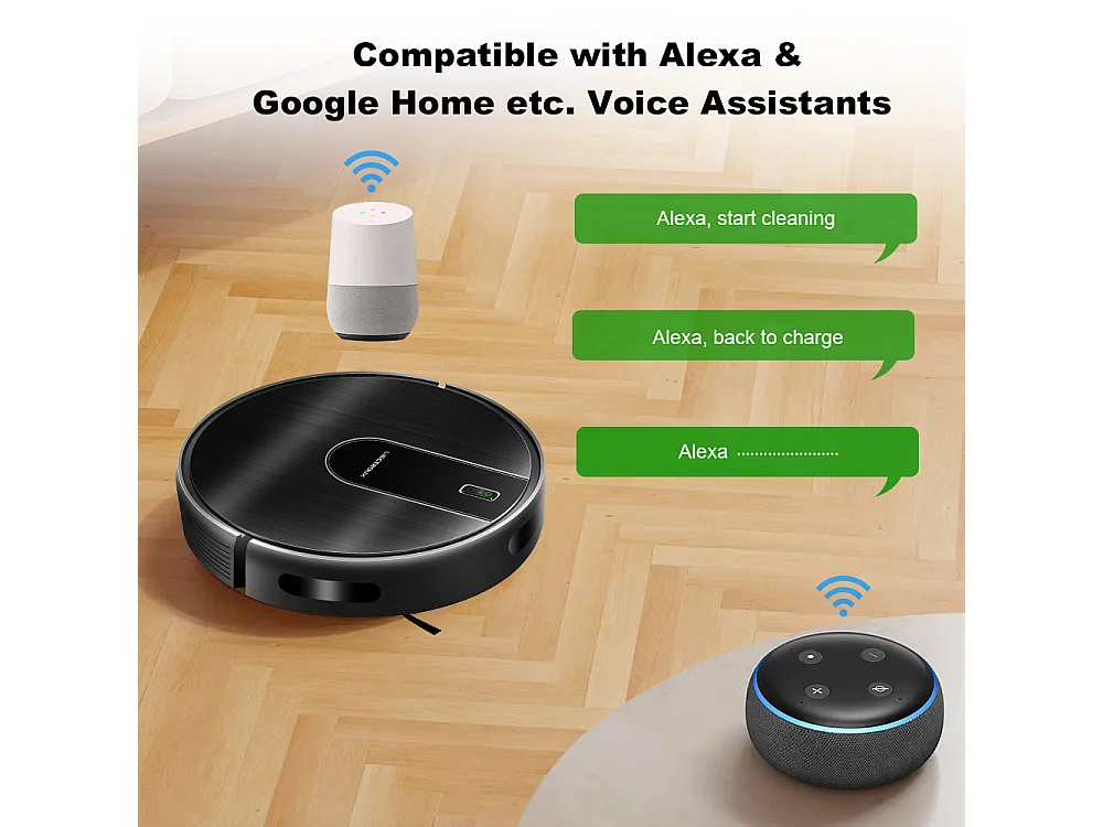 Aspirateur Robot - Liectroux - N7S-U - Navigation Gyroscope - Batterie 5200mAh - Nettoyage Humide/Sec