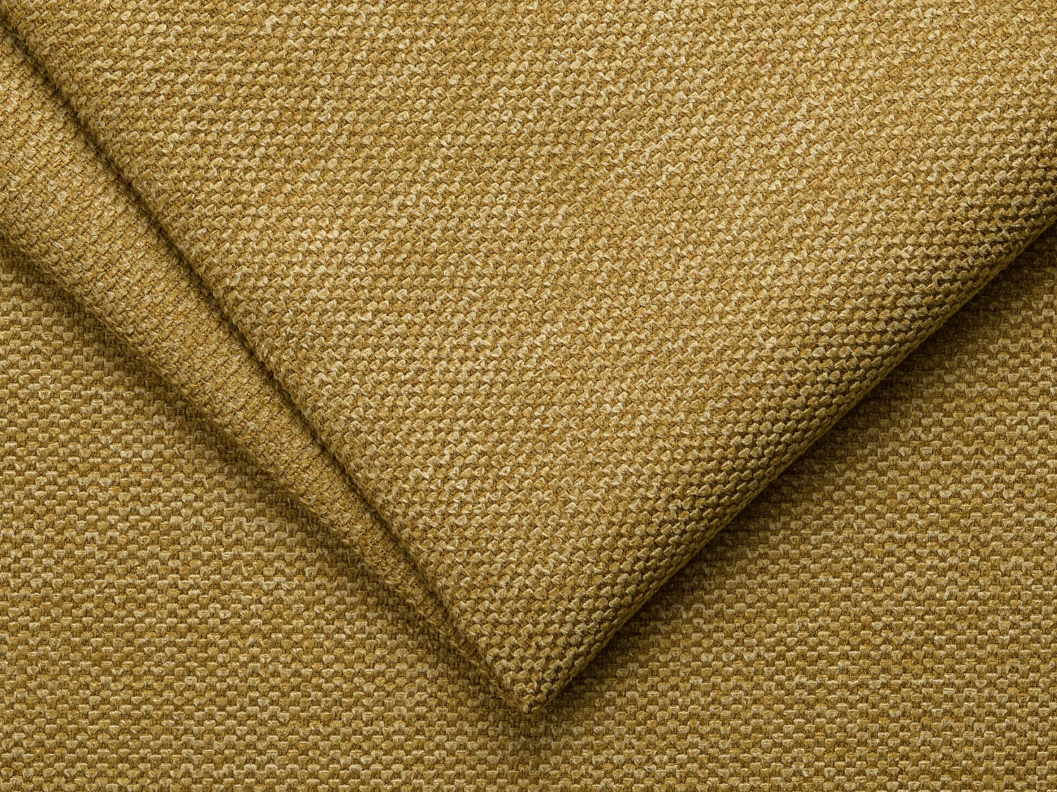 Fauteuil convertible express en tissu texturé jaune - Couchage 70 cm - Matelas 18 cm - CALITO
