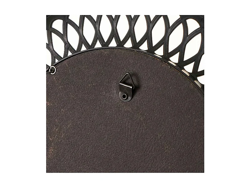 Pack de 3 espejos estilo clásico plata Ø24 cm