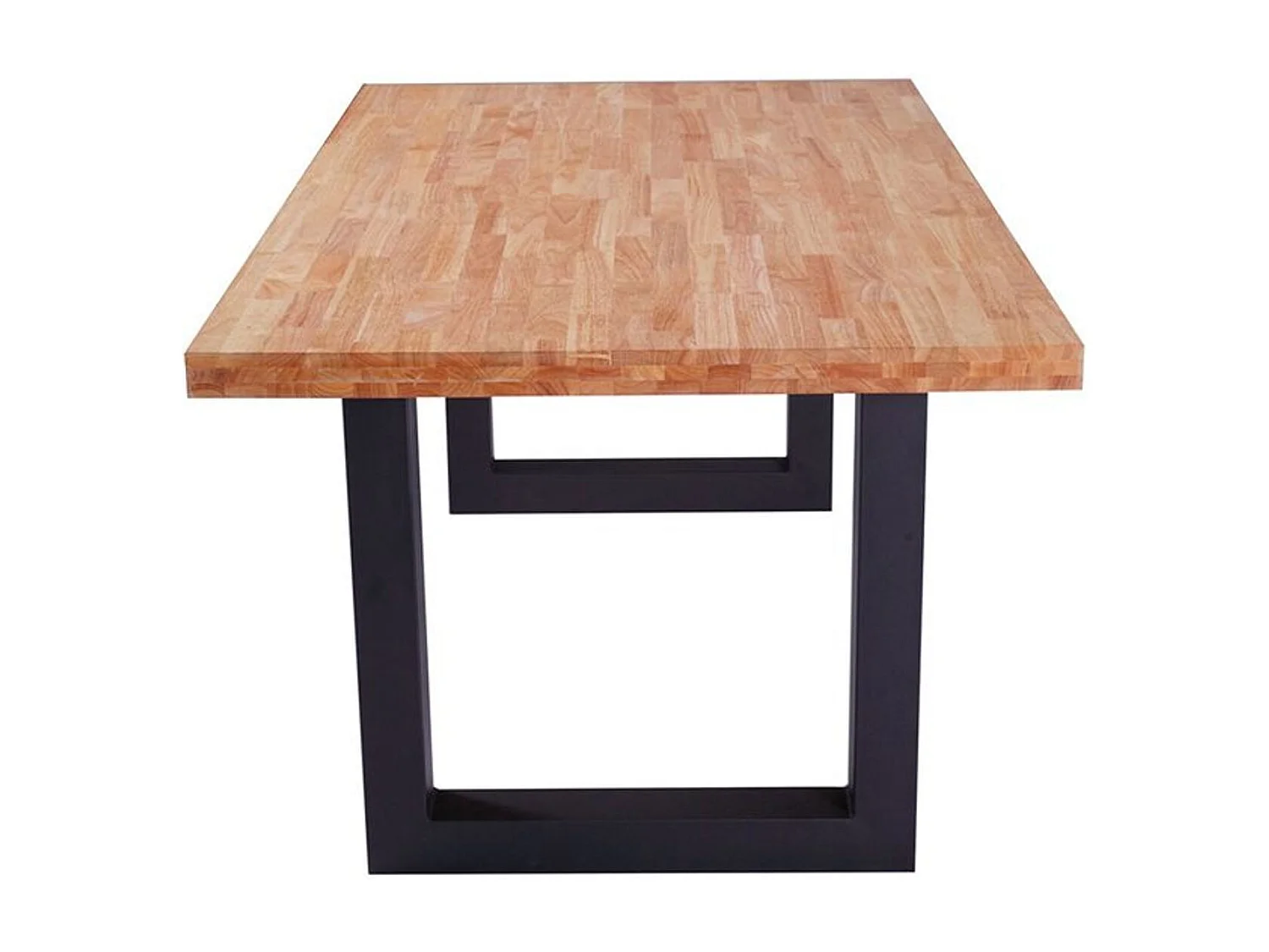 Mesa de jantar Loft 160 Carvalho selvagem - Preto