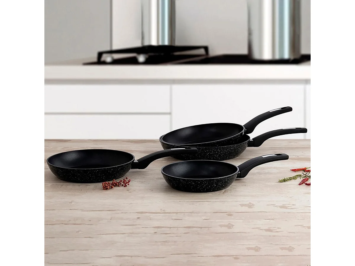 Sartén Estelar Quid aluminio forjado negro Ø24 cm