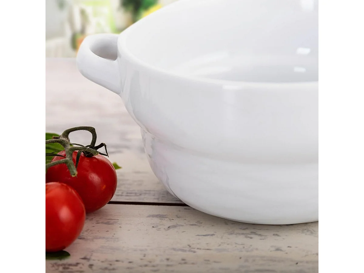 Bol Vita Quid cerámica blanco 50 cl