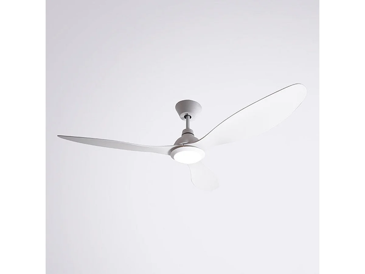 Ventilador de techo Delfos Bel Air 20W 3 aspas mando a distancia blanco Ø132 cm