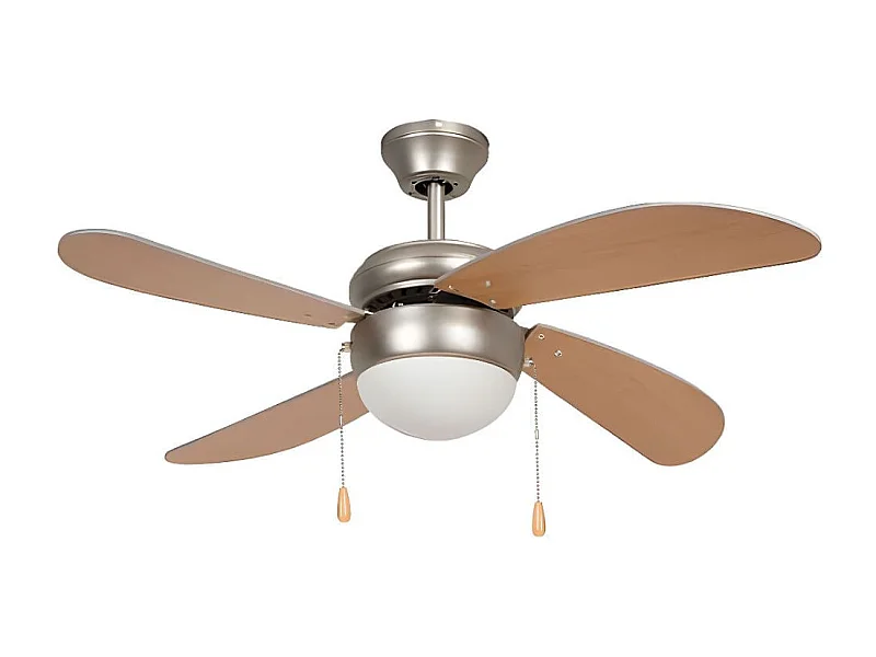 Ventilador de techo Niza 50W 4 aspas natural Ø106 cm