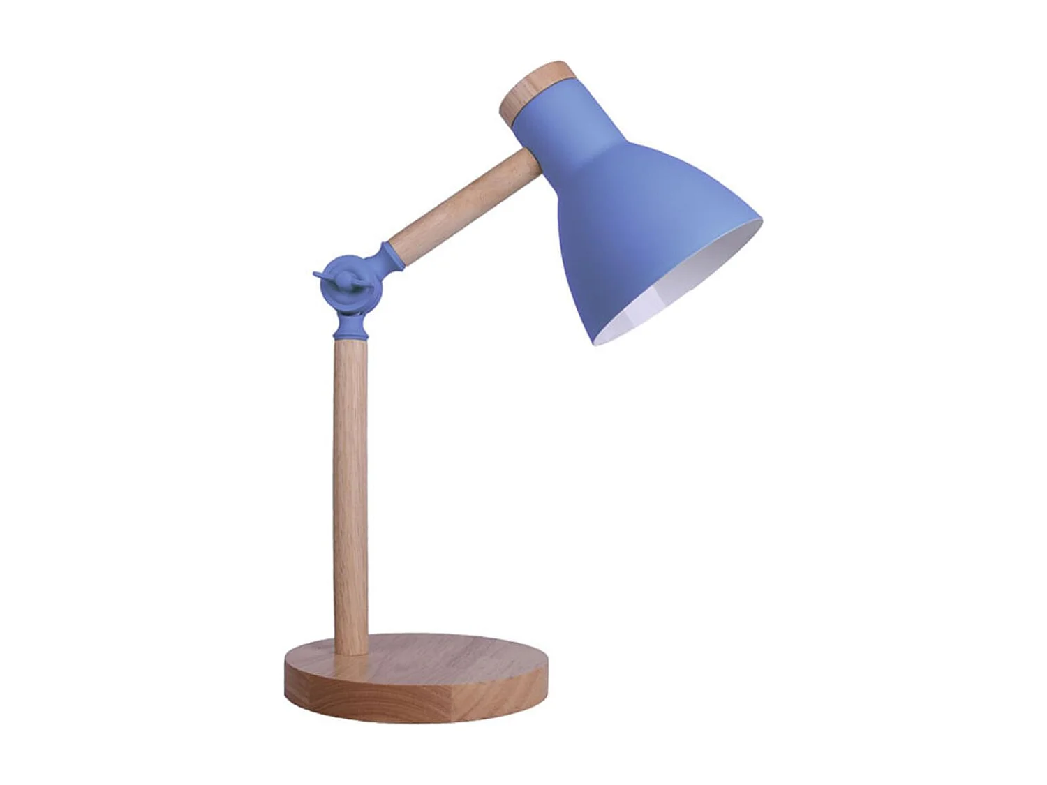 Flexo Teacher Bel Air 40W inclinación regulable azul/natural Ø15x47 cm