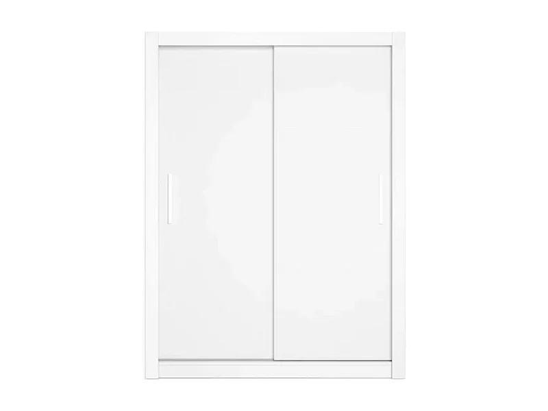 Armario Sava 2 puertas correderas blanco mate 201x150,5x58,7 cm