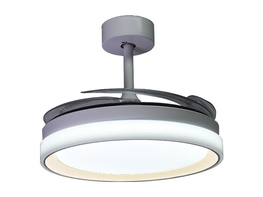 Ventilador de techo Kigali Mini Bel Air 48W 4 aspas retráctiles blanco Ø91 cm