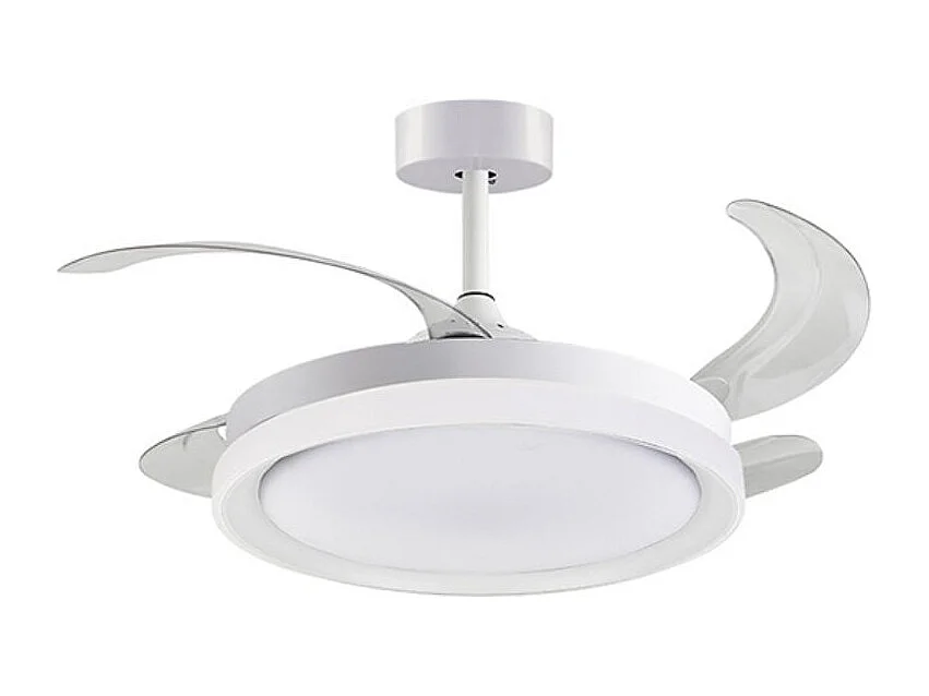 Ventilador de techo Kigali Mini Bel Air 48W 4 aspas retráctiles blanco Ø91 cm