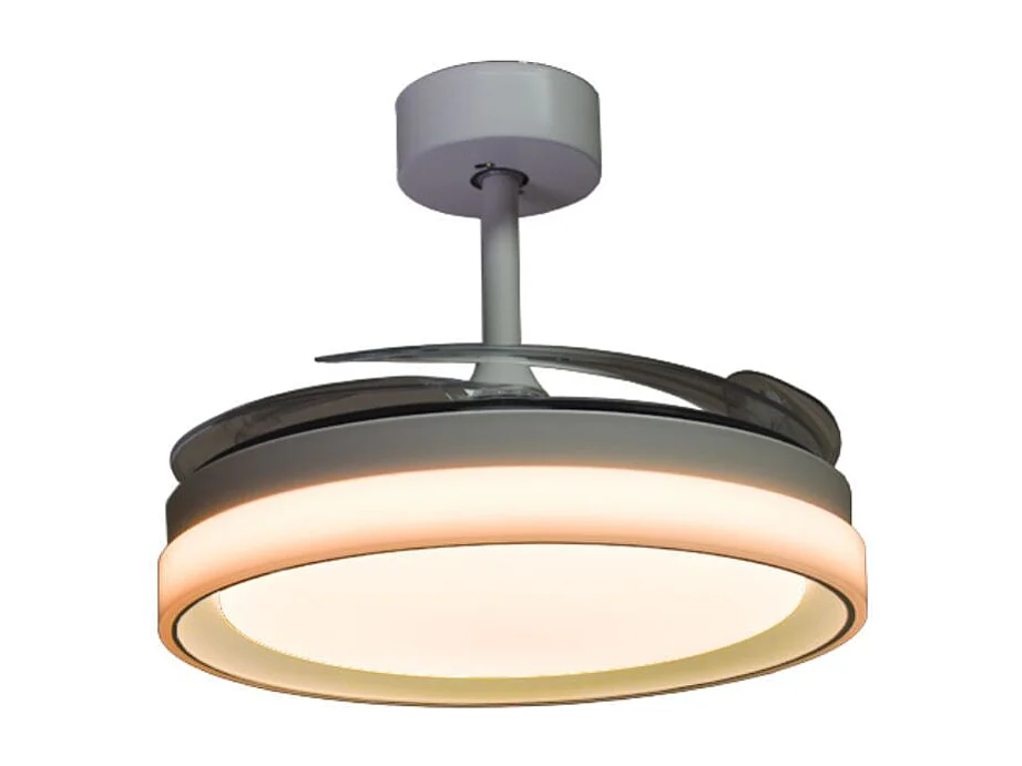 Ventilador de techo Kigali Mini Bel Air 48W 4 aspas retráctiles blanco Ø91 cm