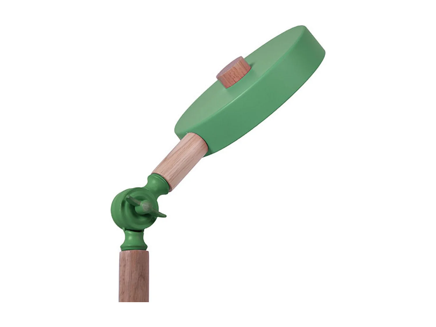 Flexo Luppa Bel Air inclinación regulable luz LED verde/natural Ø15x48,5 cm