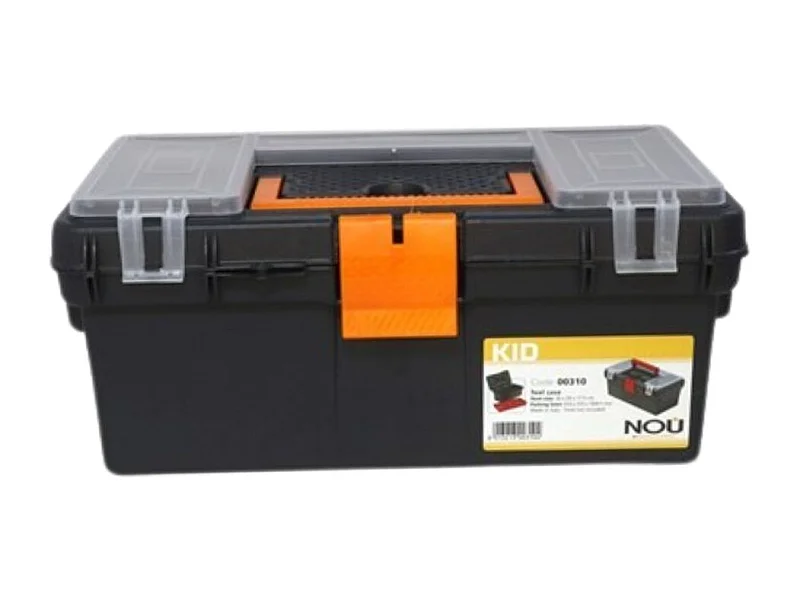 Caja de herramientas Kid negro 22x21x36 cm