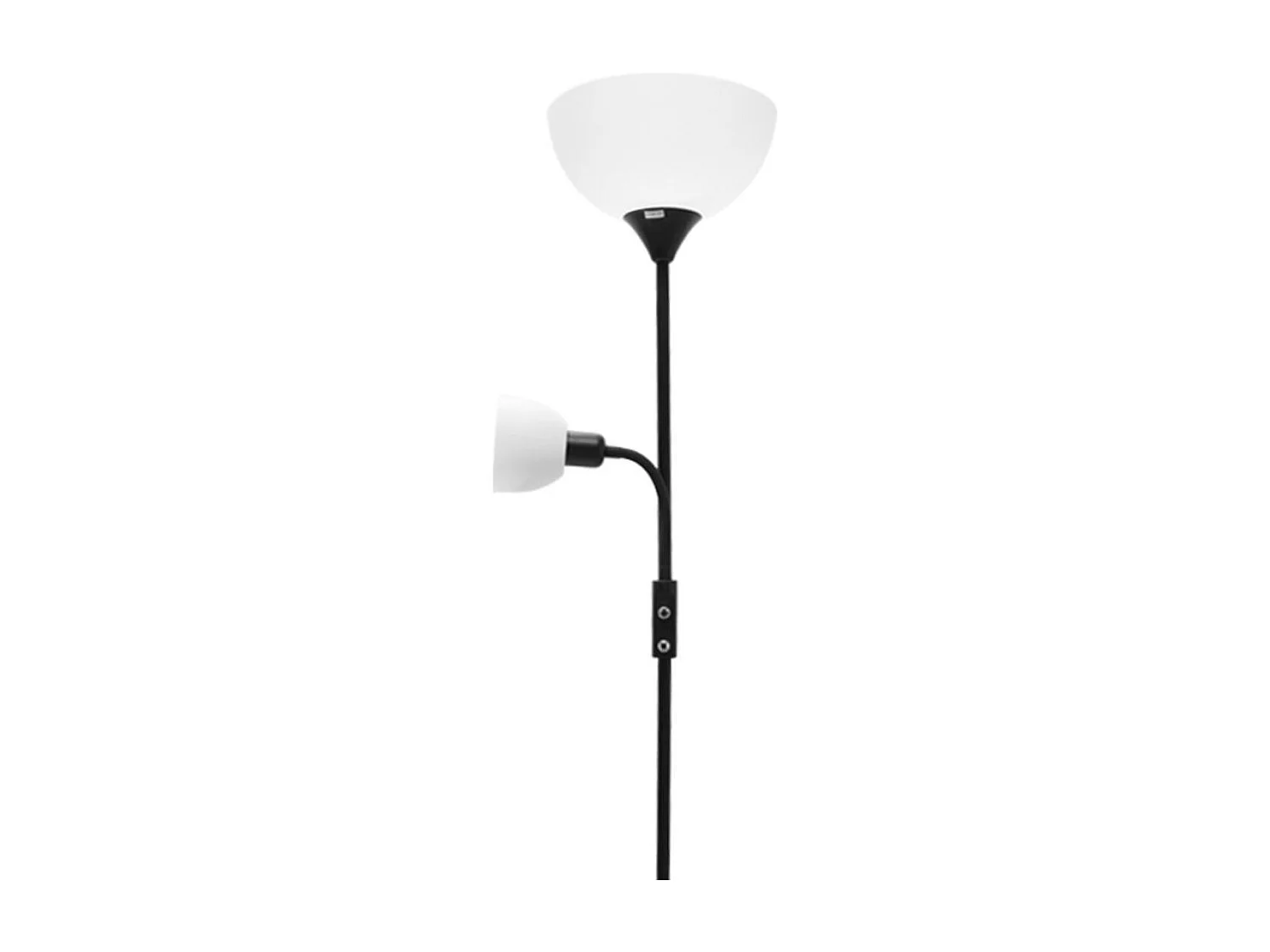 Lámpara de pie Torino Bel Air 80W + brazo orientable negro Ø25x179 cm